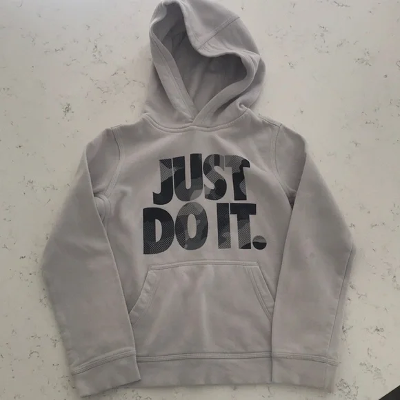 NIKE Youth Med Hooded Sweatshirt - Picture 1 of 6
